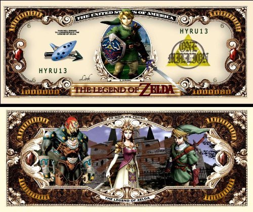 Legend of Zelda Million Dollar Bill