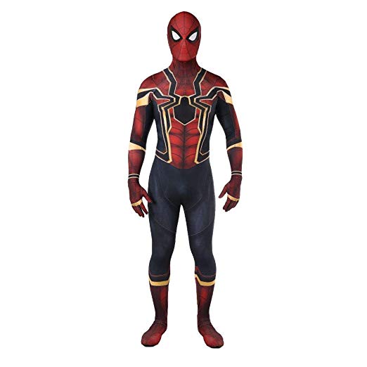 Unisex Lycra Spandex Spiderman Costume