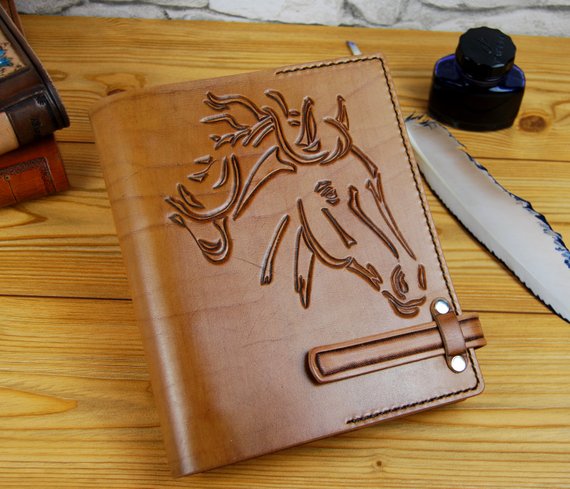 Horse Journal Leather Gift